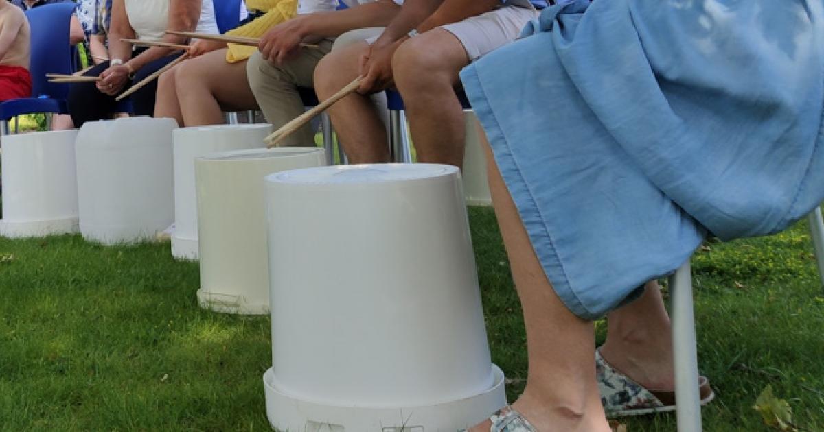 Bucket Drumming Klas op Stap